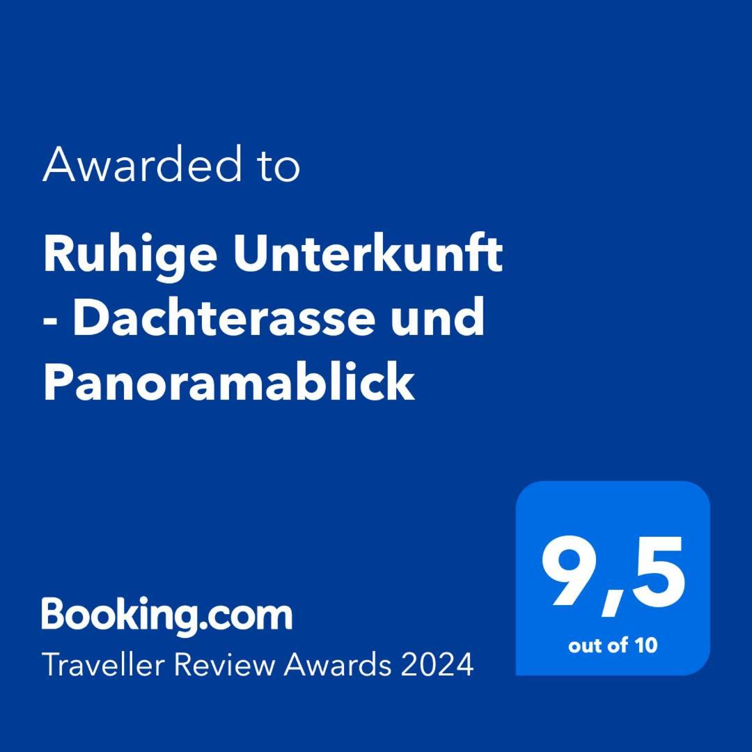 Ruhige Unterkunft - Dachterasse Und Panoramablick Варштайн Екстер'єр фото