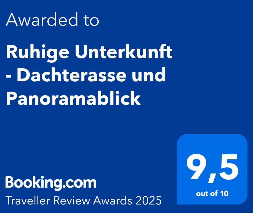 Ruhige Unterkunft - Dachterasse Und Panoramablick Варштайн Екстер'єр фото